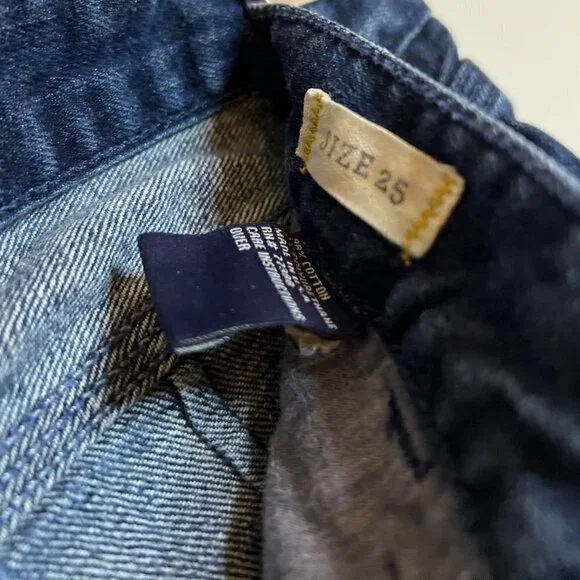 Madewell Mid Length Denim Shorts Size 25 - Picture 5 of 6